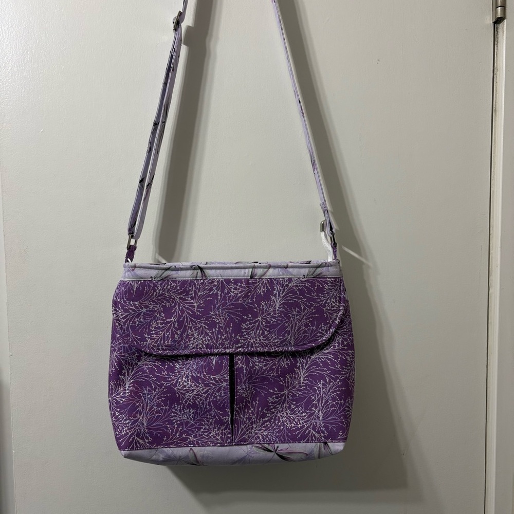 Purple Floral Women's Bag
